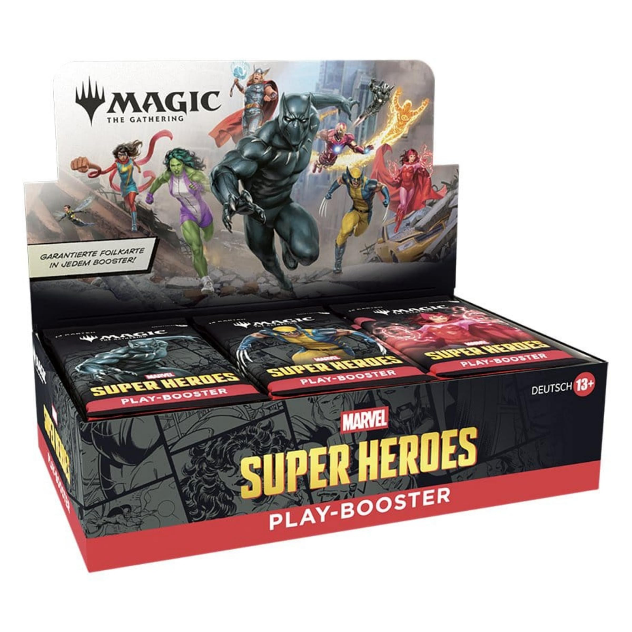 Magic: The Gathering/Marvel Super Heroes/Play-Booster Display/Deutsch