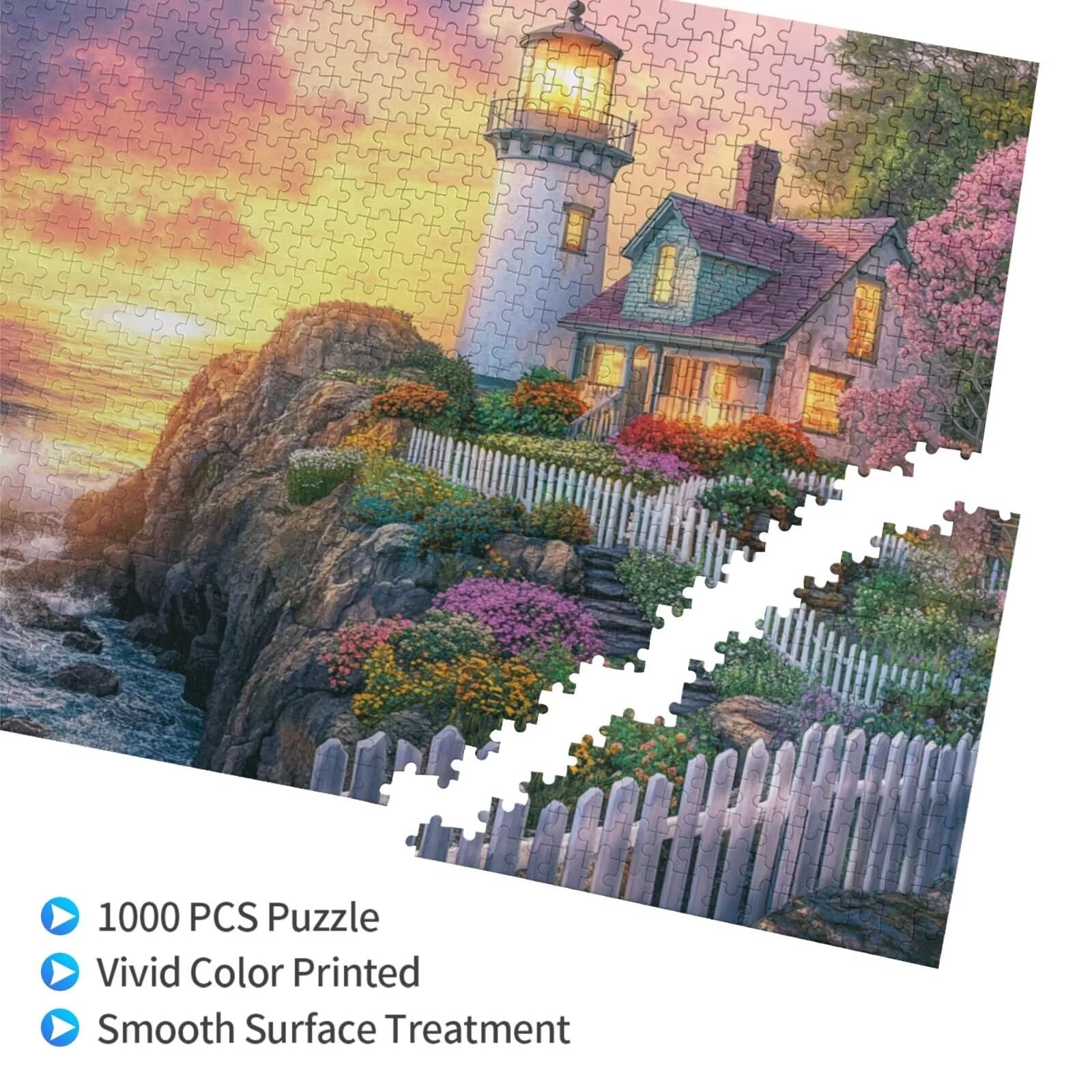 Puzzle Meer Puzzle 6000 Teile Landschaft Puzzles Erwachsene mit Geschenkbox, DIY Groß Holzpuzzle für Erwachsene, Geschicklichkeitsspiel für Die Ganze Familie Geschenke für Frauen 105 x 180 cm -407y