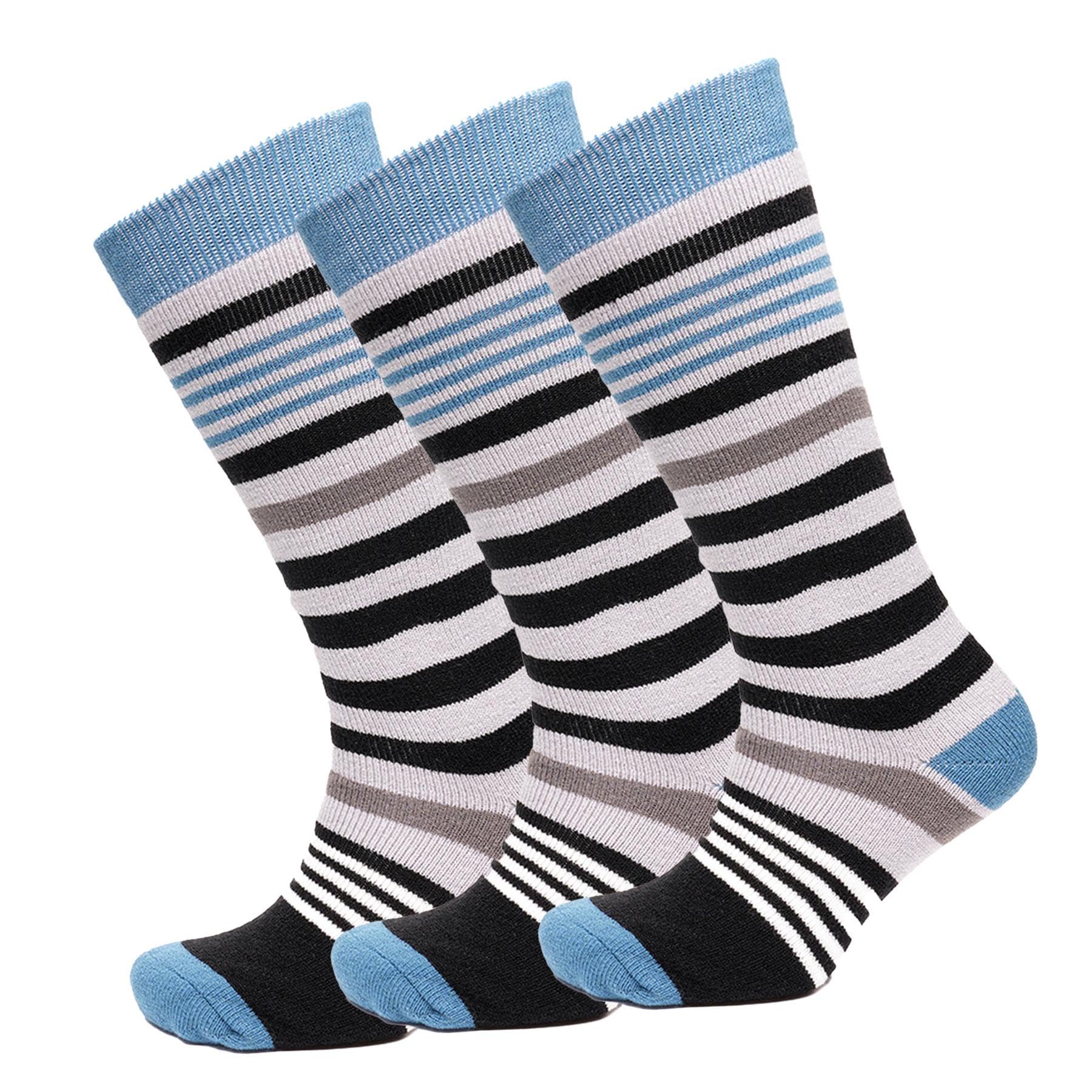 A2Z Mens Welly Wellington Boot - Socks MEN AZ2611 Grey 3 Pack 7-11