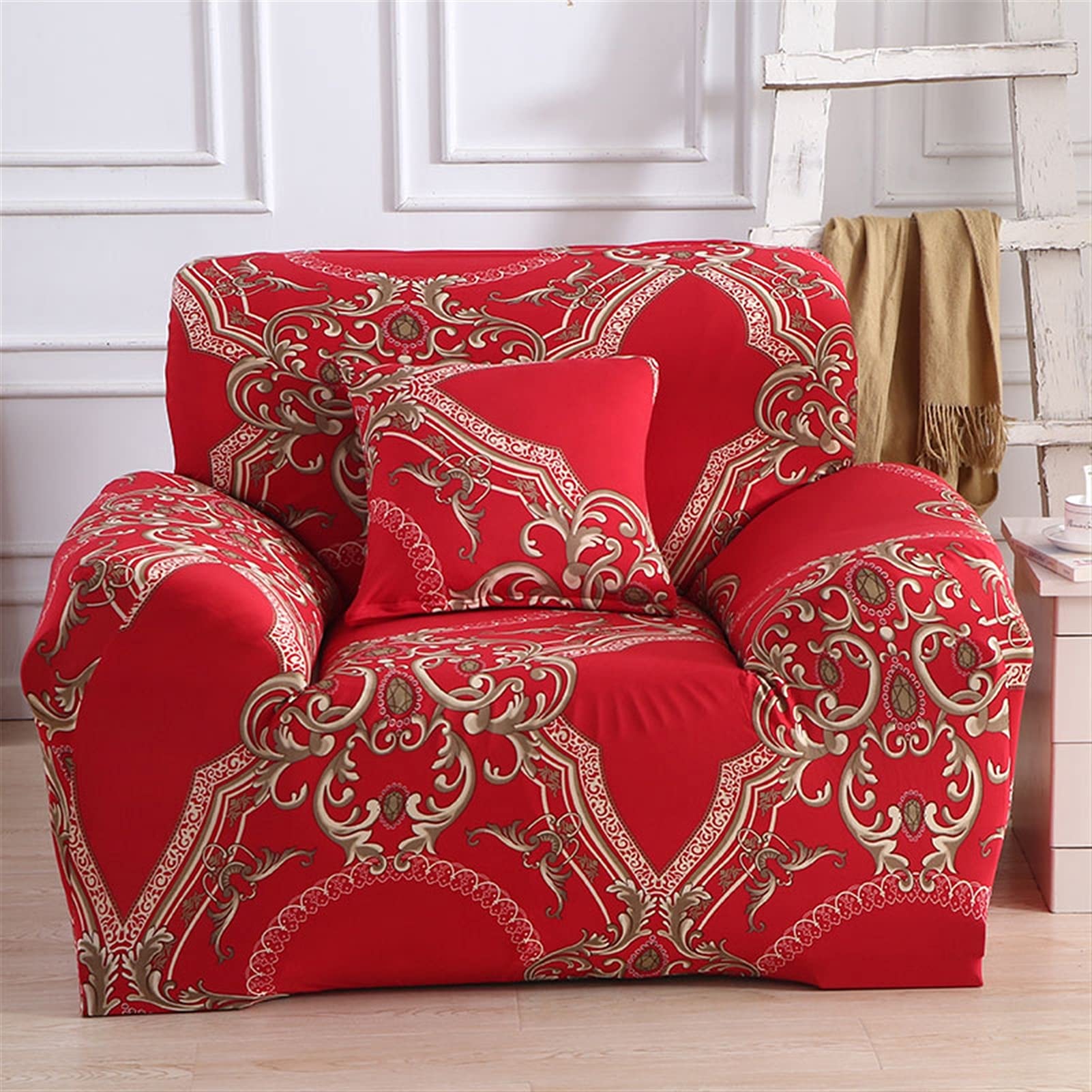 Protégez votre canapé usé avec cette housse extensible 3 places