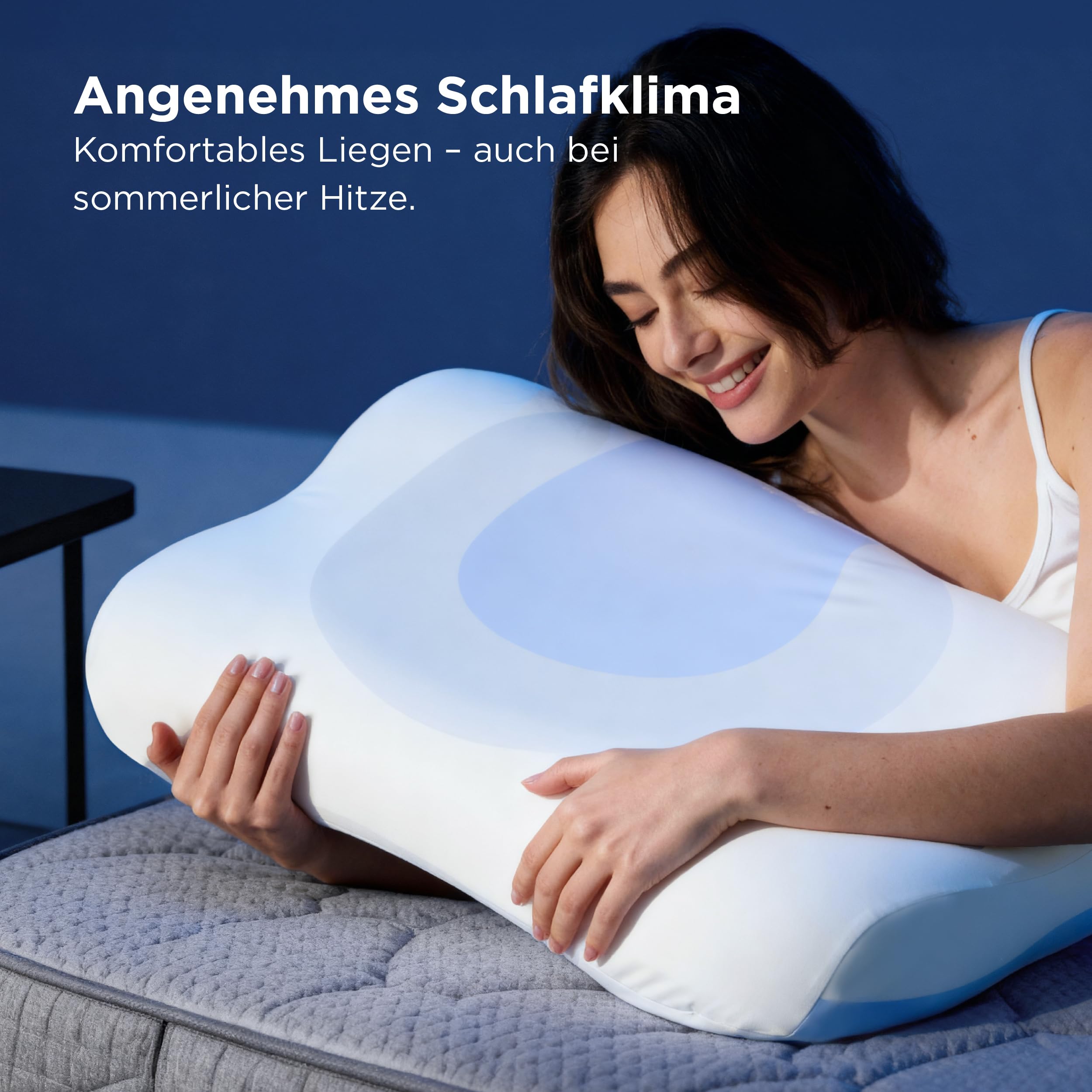 BEDSURE Orthopädisches Nackenkissen Memory Foam - 66x38 cm Seitenschläfer | Dual-Core-Stützkern,3‑Zonen‑Unterstützung,Nackenentlastung,atmungsaktiv, waschbar, OEKO‑TEX