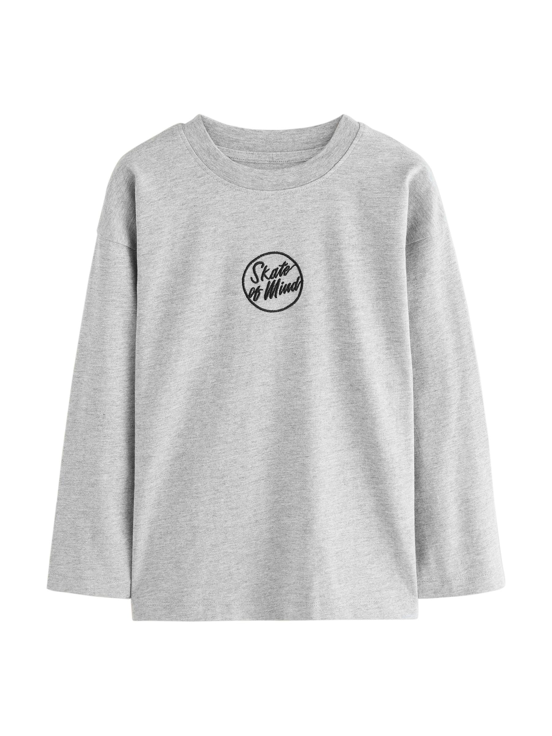 NEXT Jungen 4er-Pack Langarmshirts mit Kleiner Grafik