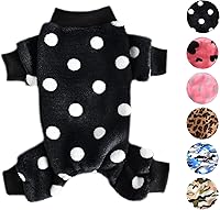 Vista 13 de Pijamas para Perros Pequeños para Niñas y Niños, Mamelucos de Invierno, Pjs, Ropa para Clima Frío, Mamelucos para Cachorros de 4 Patas, Suéteres