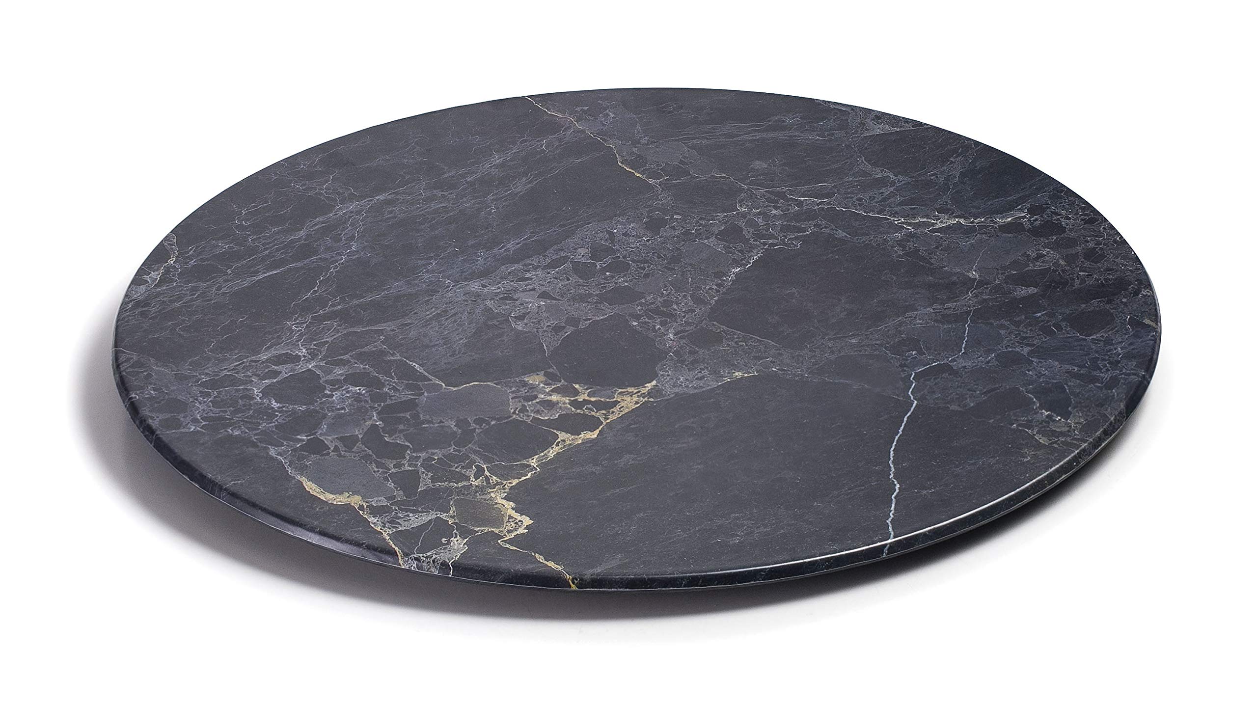 Lacor 63180 63180 Round Tray BPA Marble Style Finish, Diameter 35 x 3 cm, Melamine