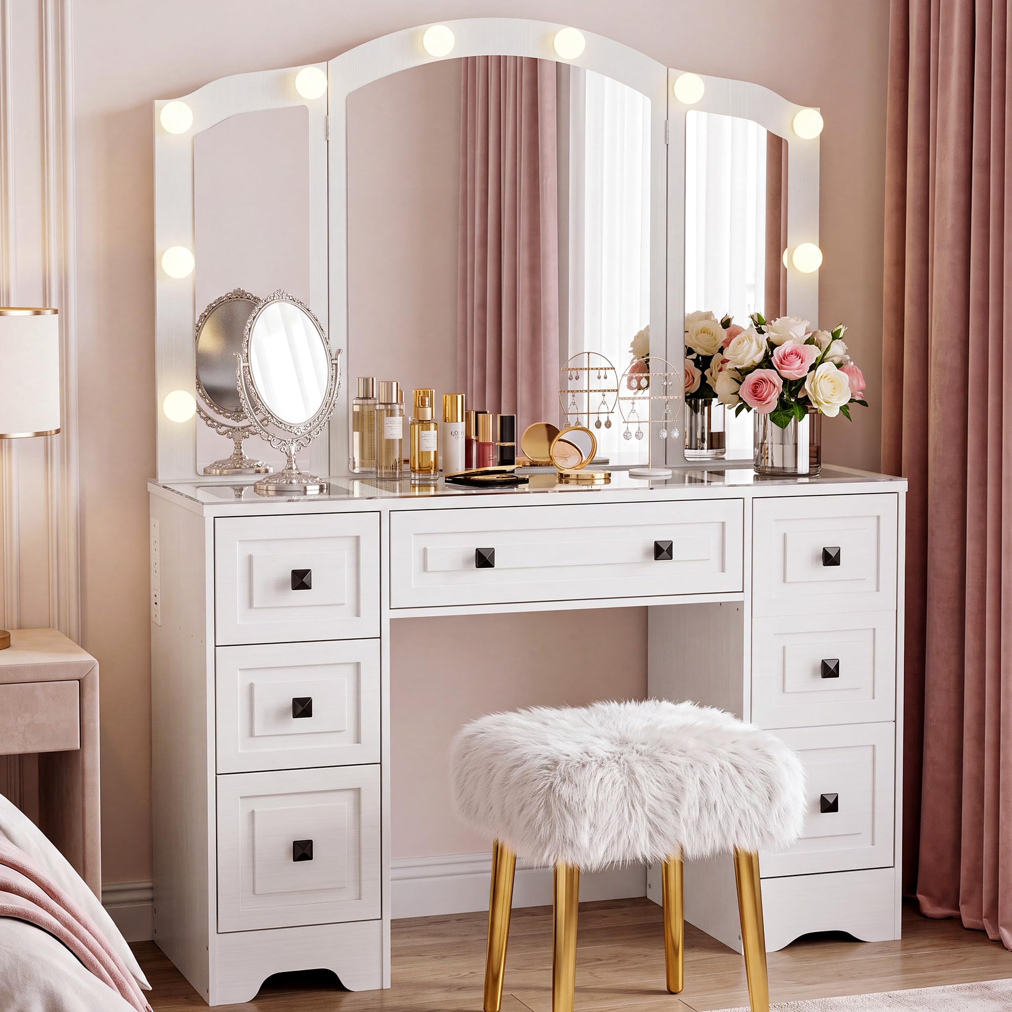 senlin Vintage Vanity