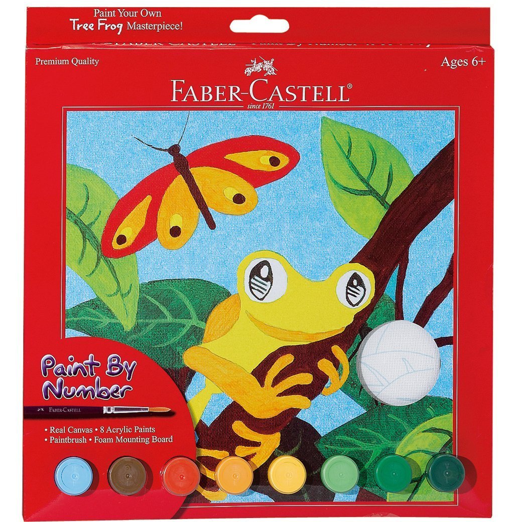 Faber-Castell Paint by Number Tree Frog