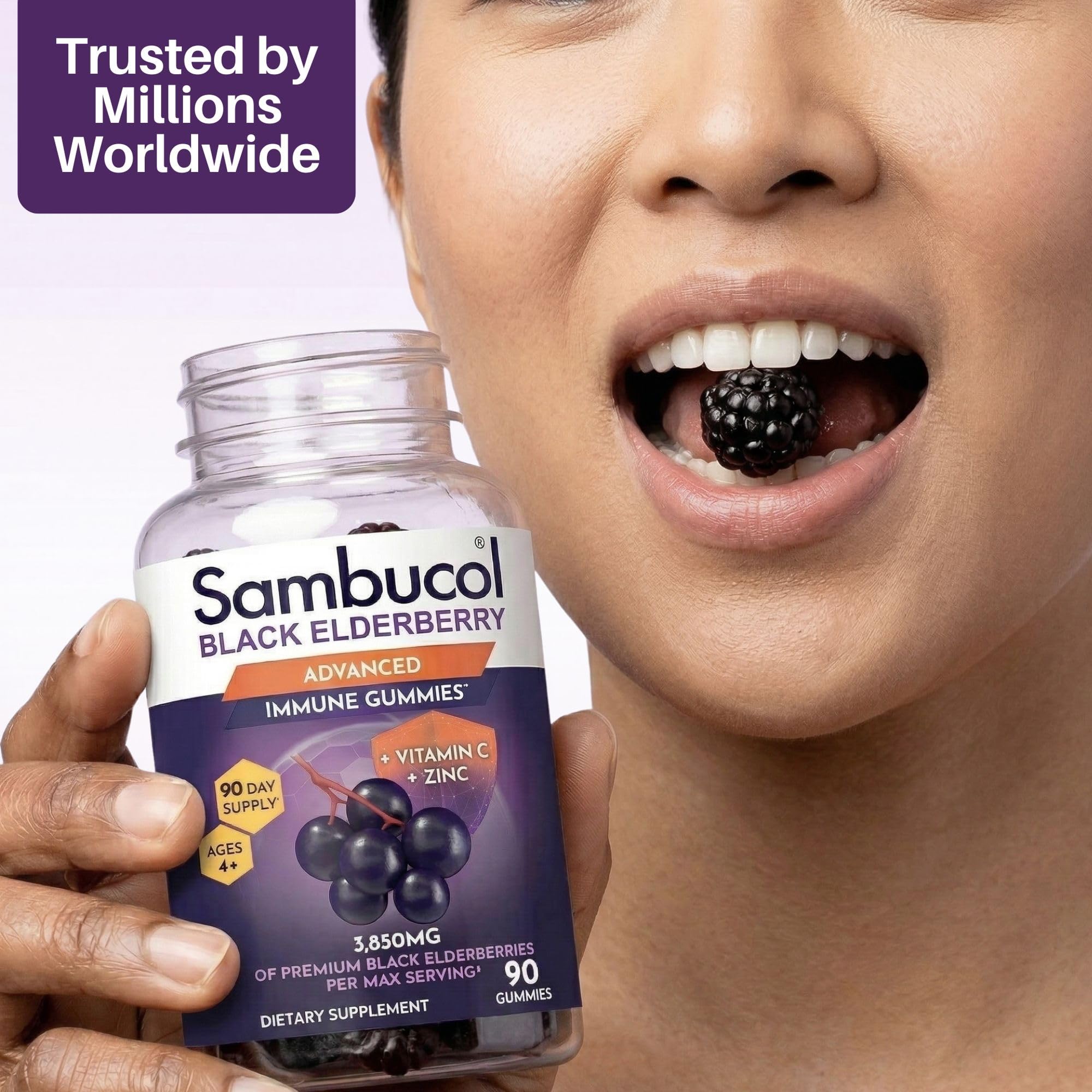 Sambucol Elderberry Gummies - Immune Support Supplement - 90 Count — Amazon image 9