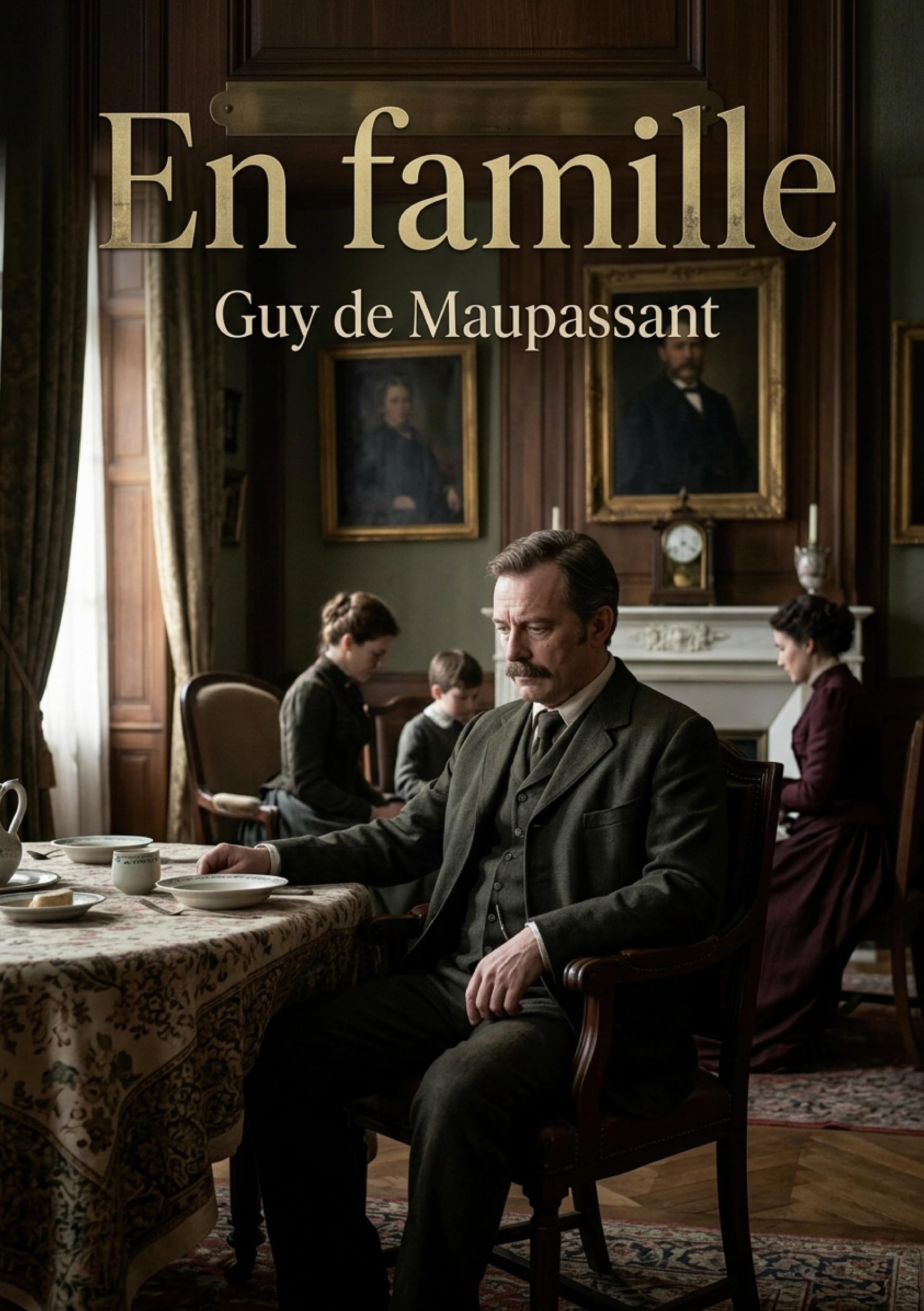 En famille: La chronique d'une famille bourgeoise de la banlieue parisienne sous le regard réaliste de Guy de Maupassant