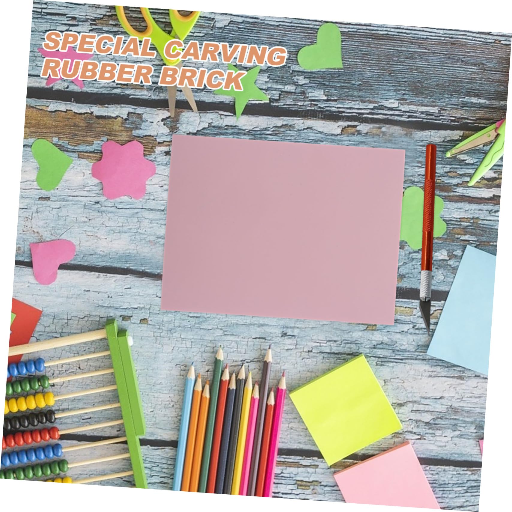 Gatuida 4 Piezas Bloques de Linóleo Suaves para Grabado para Manualidades Artísticas Reutilizables Fáciles de Tallar y Portátiles
