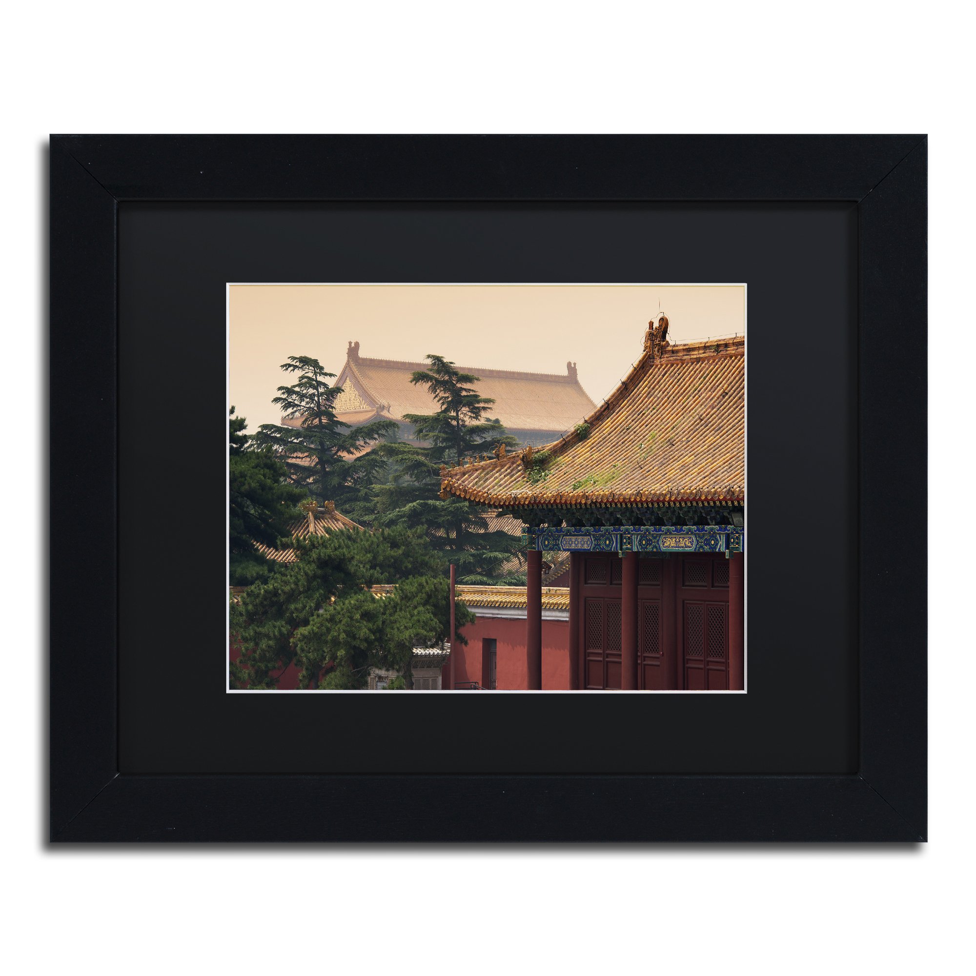 Ming Dynasty by Philippe Hugonnard, Black Matte, Black Frame 11x14-Inch