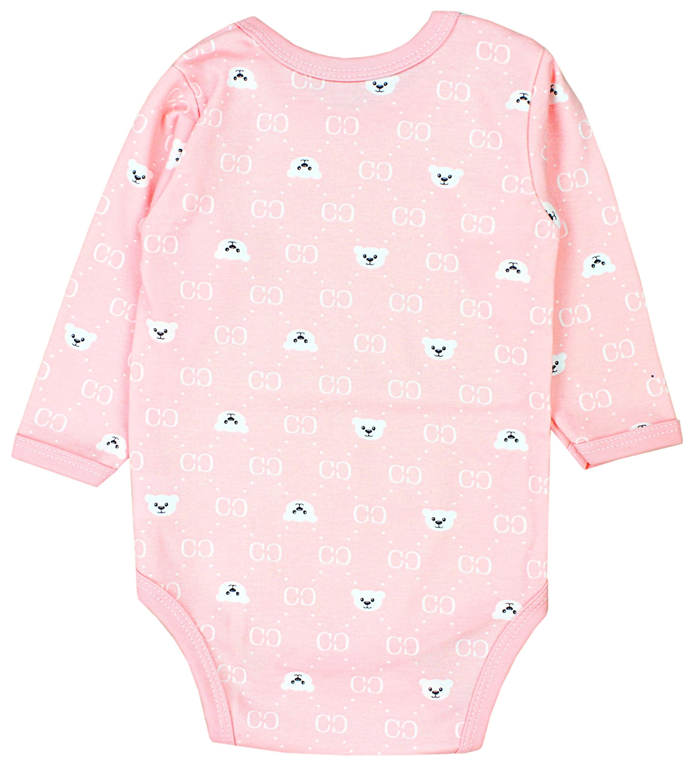 TupTam Body Bebe Manga Larga – Pack 5 Bodies Bebe Niña Unicolor – Algodón Suave y Transpirable