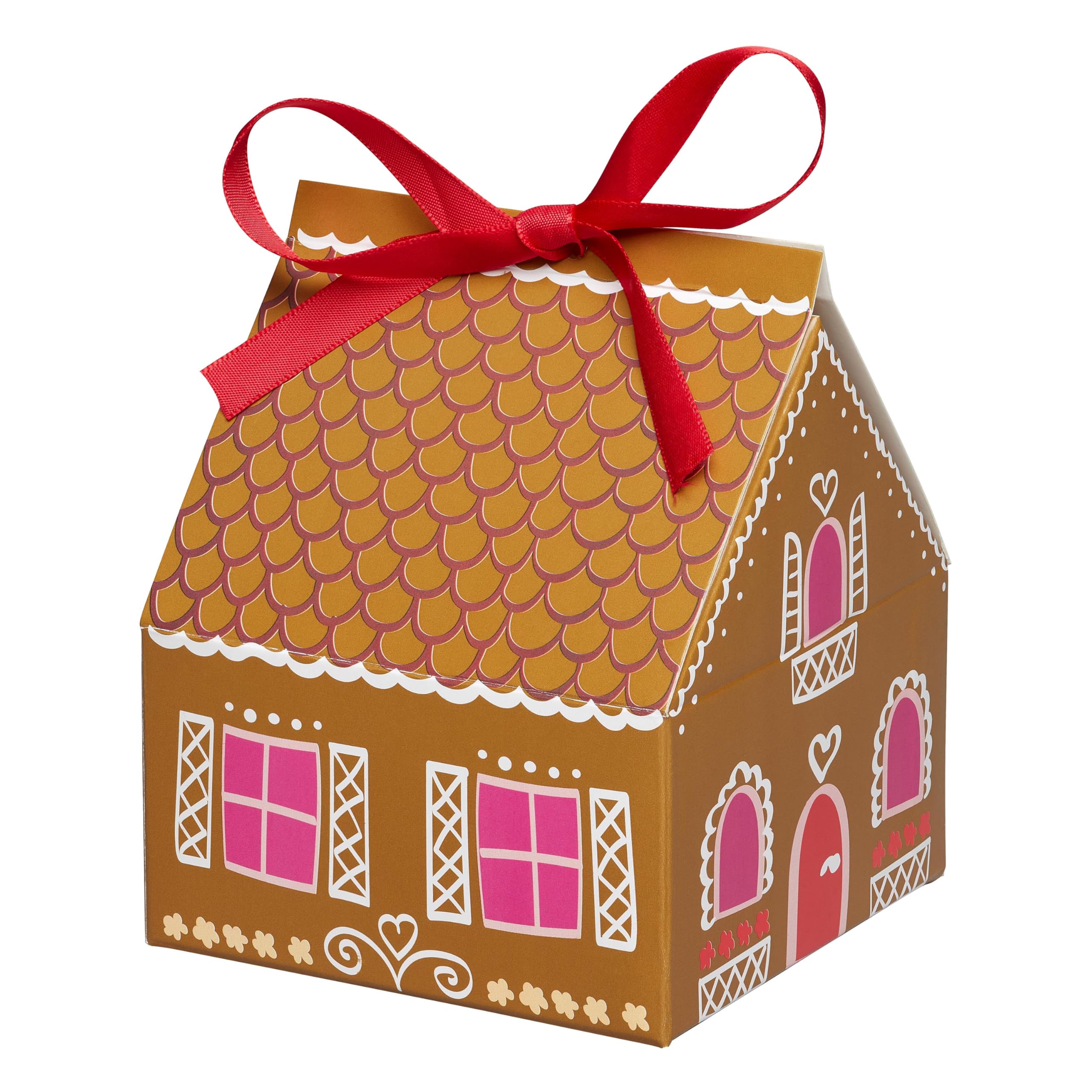 Tala Gingerbread House Gift Box, Set of 2, Includes Ribbon, Homemade Gifting, Festive Ocassion Essential