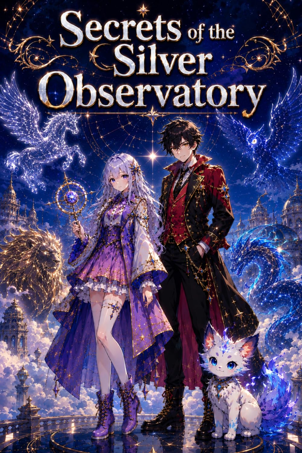 Secrets of the Silver Observatory: A Dark Fantasy Anime Adventure with Celestial Observatories, Hidden Archives, Shadow Secrets, Magical Powers, and Underground Mysteries