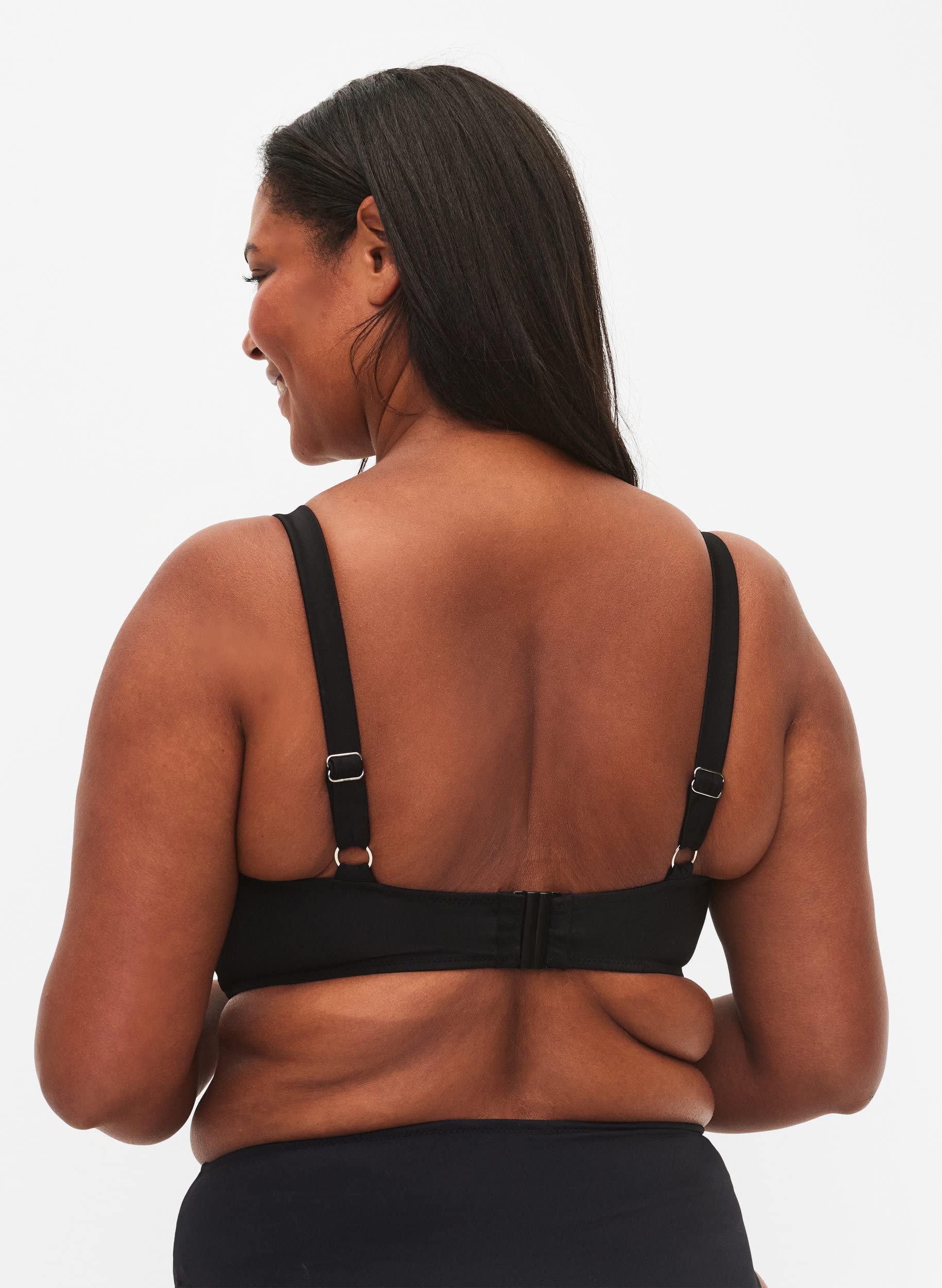Zizzi Swim by Damen große Größen Bikini-BH mit Bügel Drapierung Größe