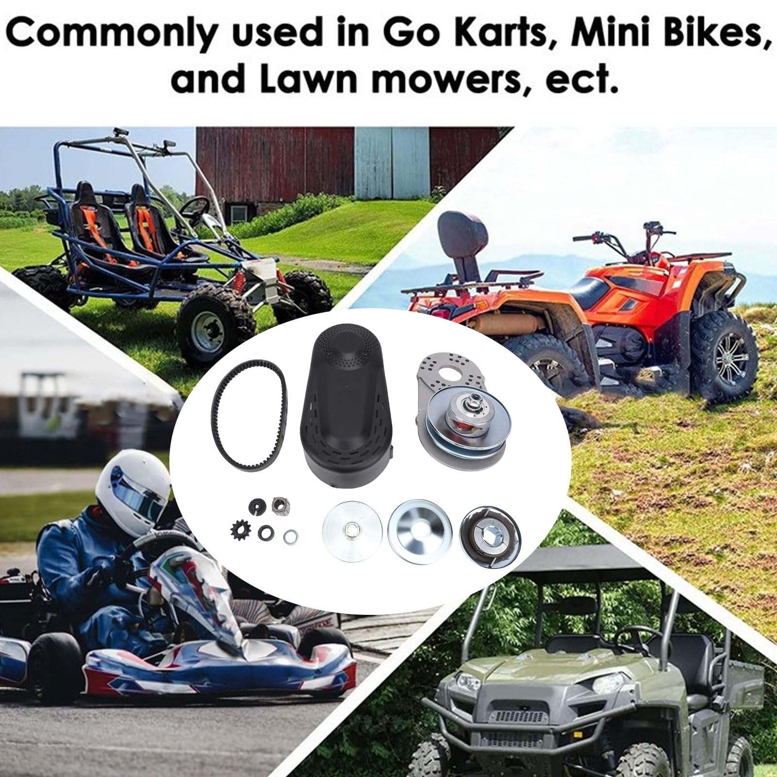Zestaw Sprzęgła do Gokartów Serii 40 Przetwornik Skrętny