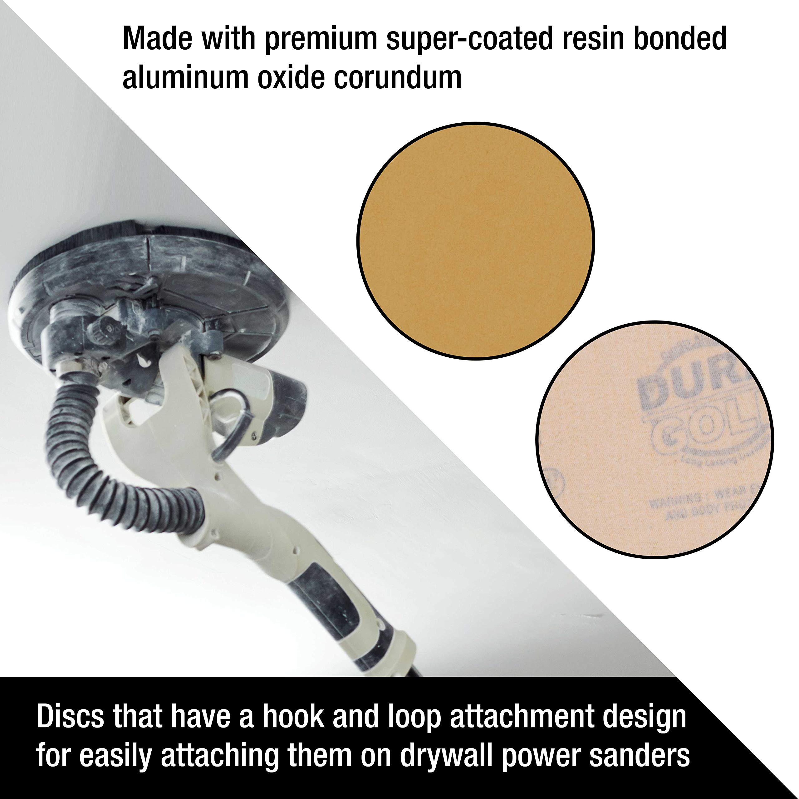 Dura-Gold 9" Drywall Sanding Discs - 10 Pack -5