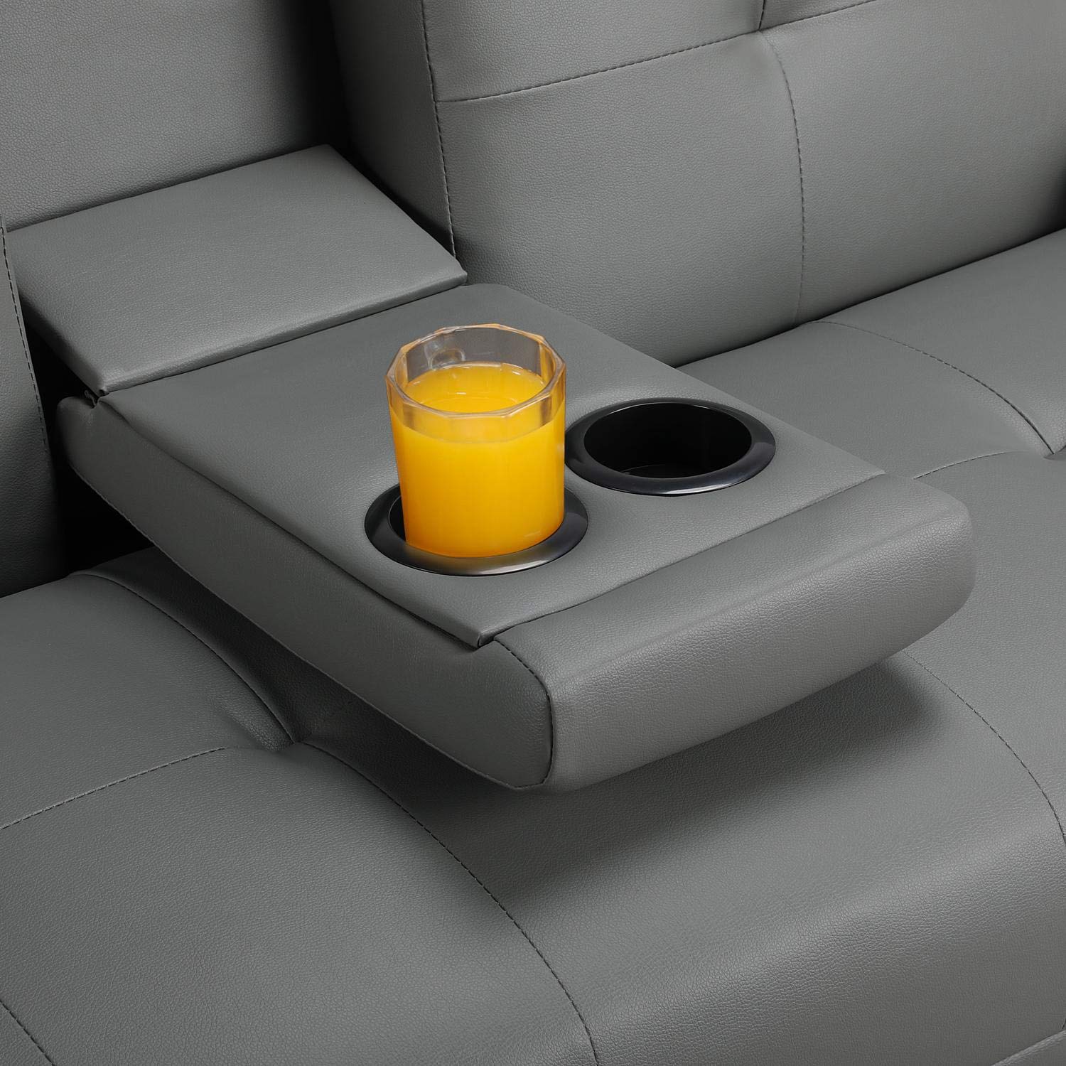 Yaheetech Convertible Sofa Bed Adjustable Couch Sleeper Modern Faux