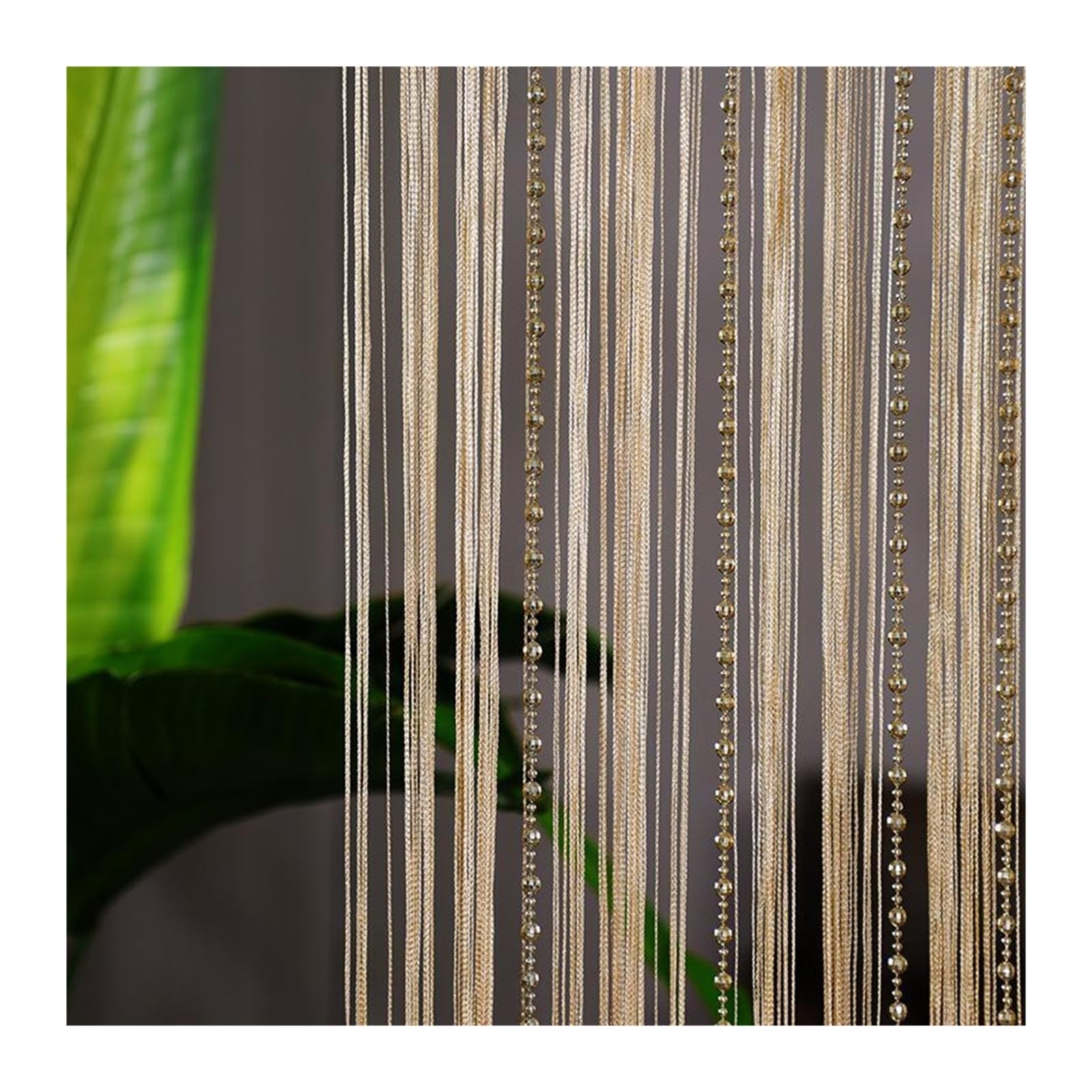 DFGBAPKBL beaded door curtain Beaded Fringe Curtain Doorway Divider For Living Room Bedroom Wedding Party Decor DIY Handmade Tassel Home Decoration