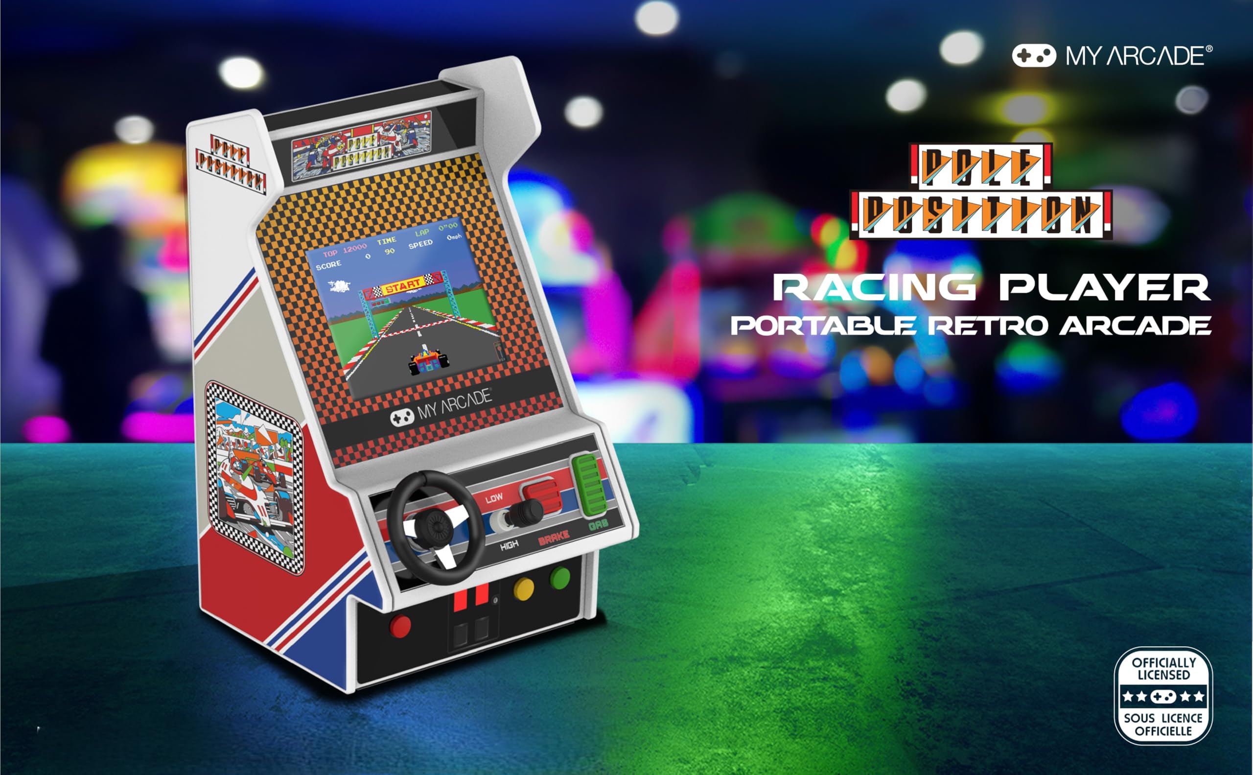 Amazon | My Arcade ポール ポジション レーシング プレーヤー: 2 つの