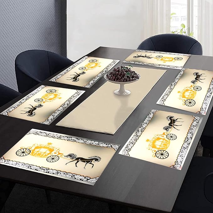 Buy TORODINEART PVC Square Table Mat Dining Table Tea Coffee Mat Table