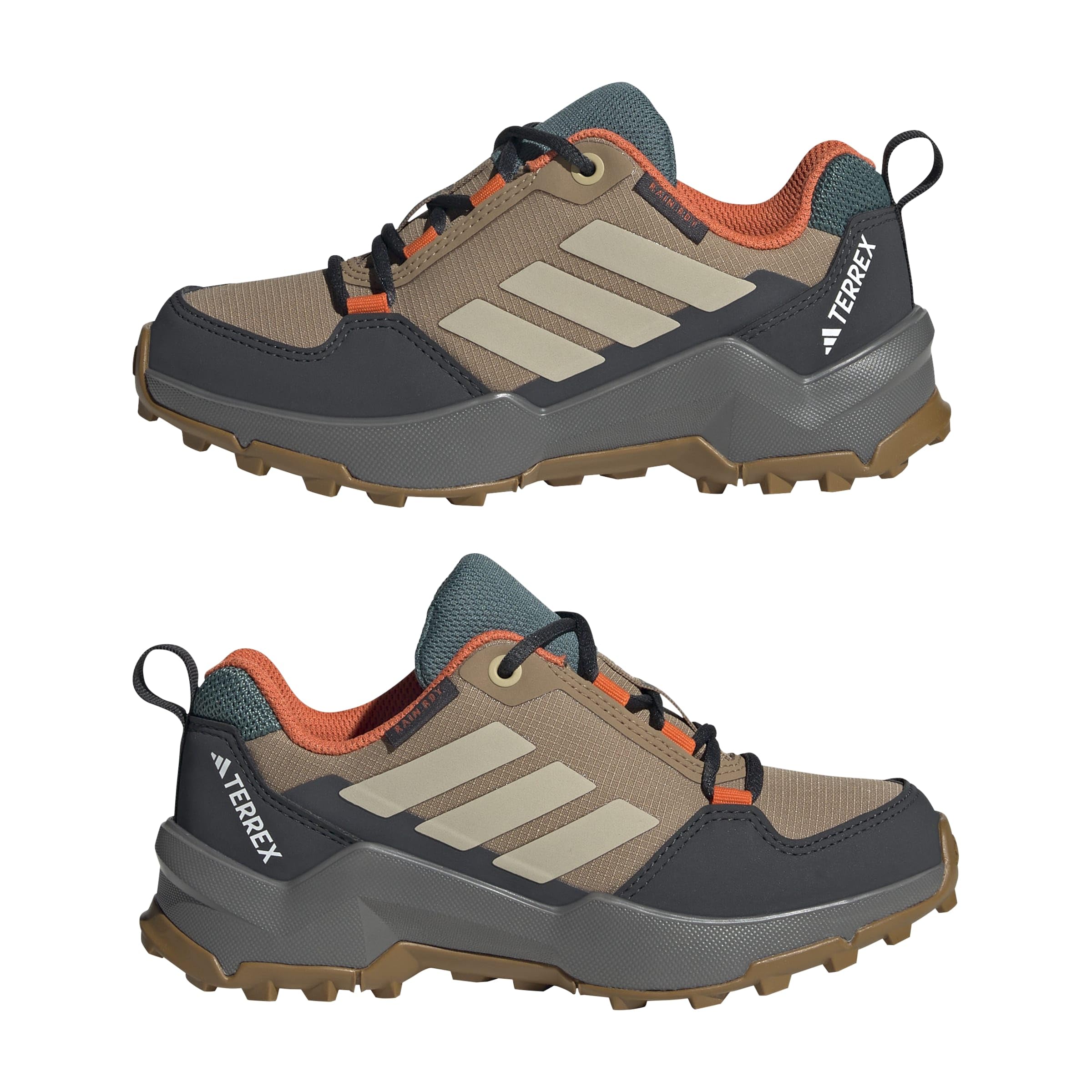 adidas Uniseks - dzieci Terrex Ax4R RAIN.RDY Hiking Shoes Kids, cardboard/savannah/semi impact orange, 39 1/3 EU