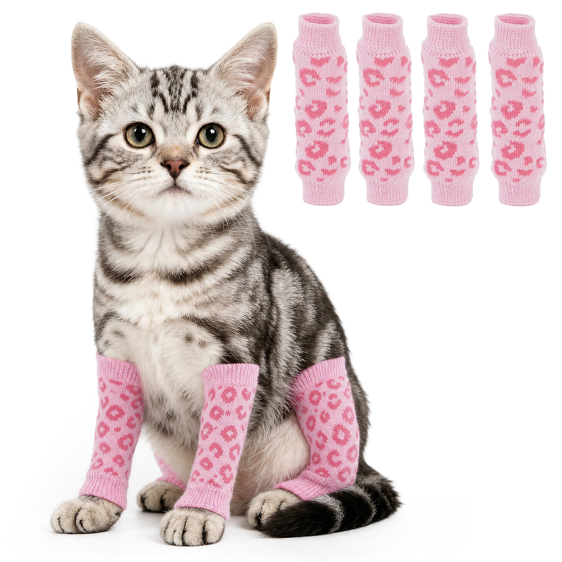 ROZKITCH 4PCS Dog Leg Covers to Prevent Licking &amp; Scrathing