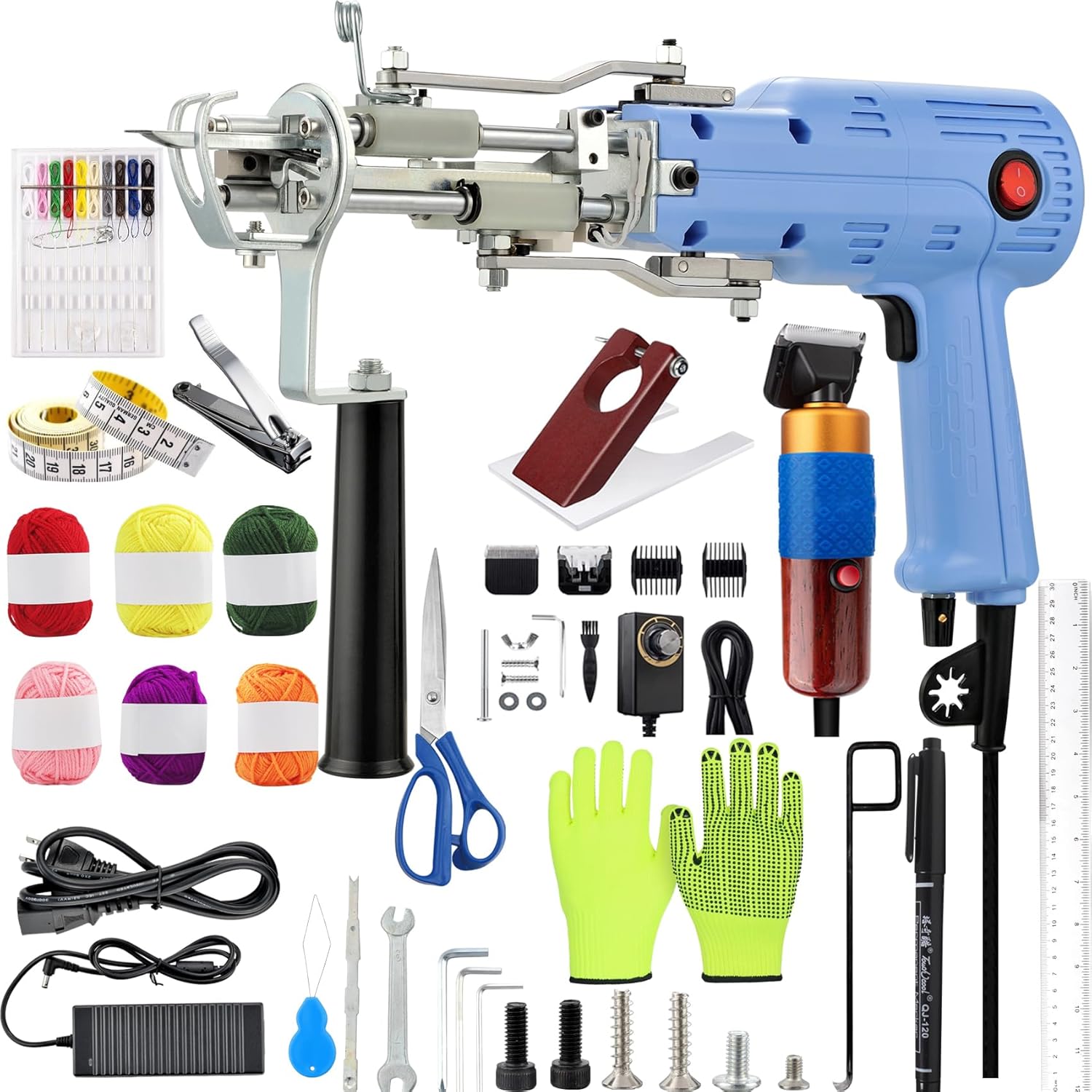 Tufting Kit with Rug Gun & Trimmer
