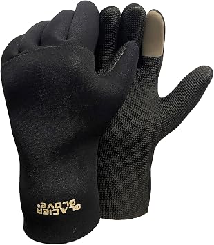 Glacier Glove Bristol Bay Outdoor Fishing Cold Weather Glove | Warm, Durable, Waterproof, Fleece-Lined, Sharkskin Textured Palm Handwear