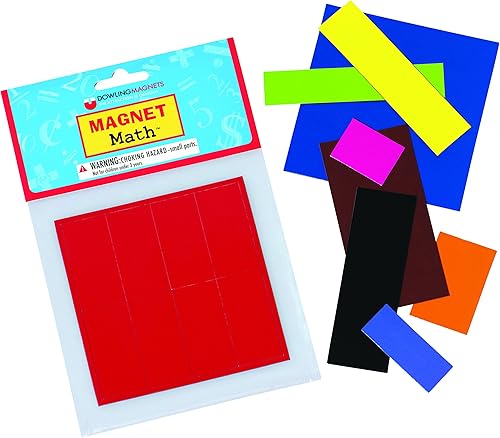 Miniatura 2 de Dowling Miner - Cuadrados magnéticos de fracción (9 unidades)
