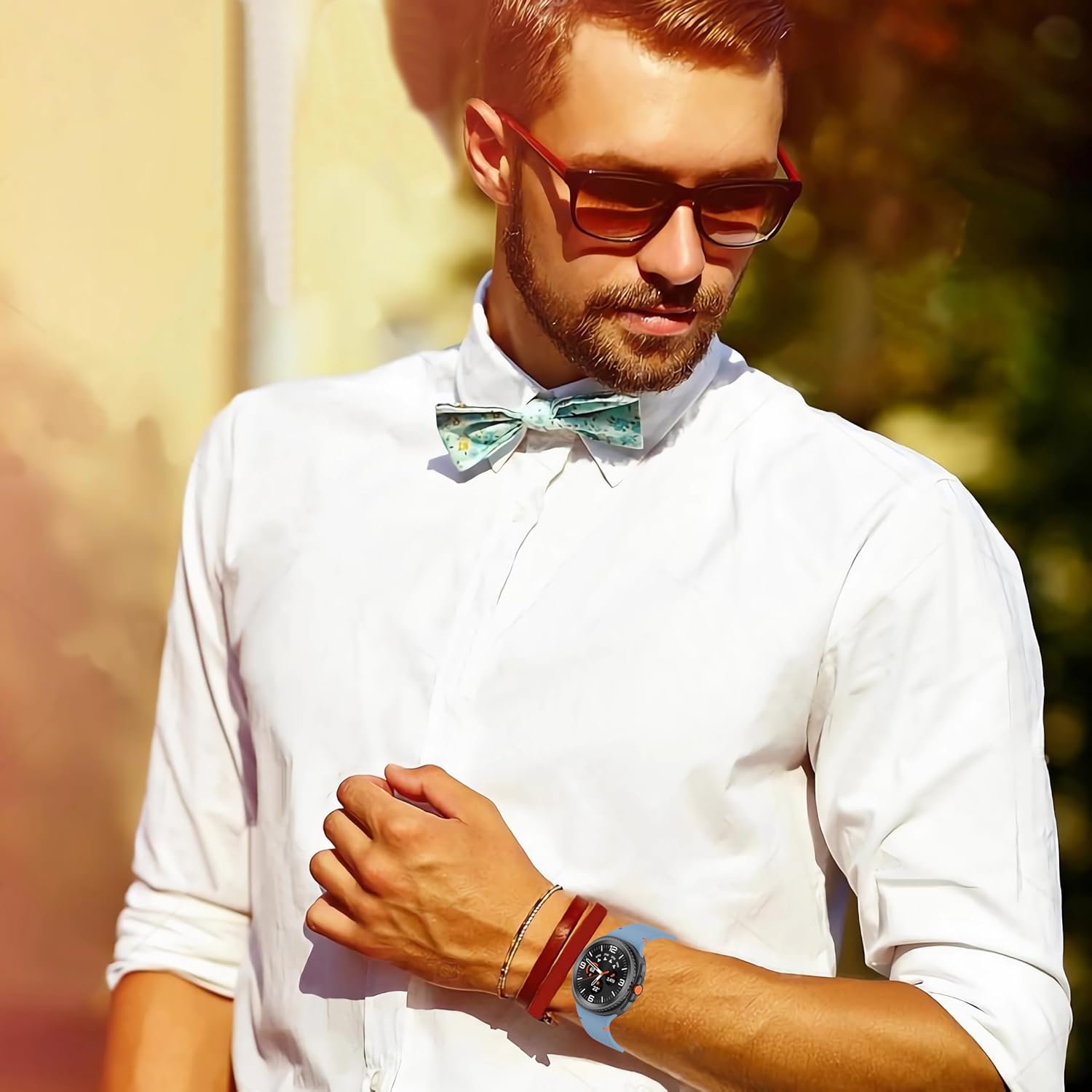 14 Pack Sport Band Compatible with Samsung Galaxy Watch 8 Bands 40mm 44mm/Galaxy Watch 8 Classic 46mm for Women Men,Soft Silicone Strap with Storage Organizer/Case for Samsung Watch 8/8 Classic Bands - Image 7