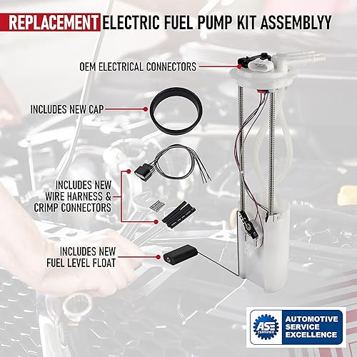 Miniatura 4 de Bomba de combustible eléctrica de repuesto compatible con Chevrolet Silverado GMC Sierra 1500 1500 HD 2500 2500 HD 3500 43L 48L 53L 60L 81L