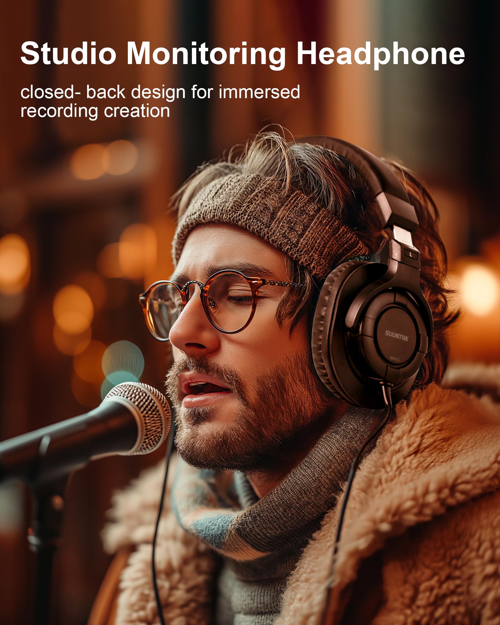 SUUNTOK Over Ear Wired Headphones MR810 - Image 2