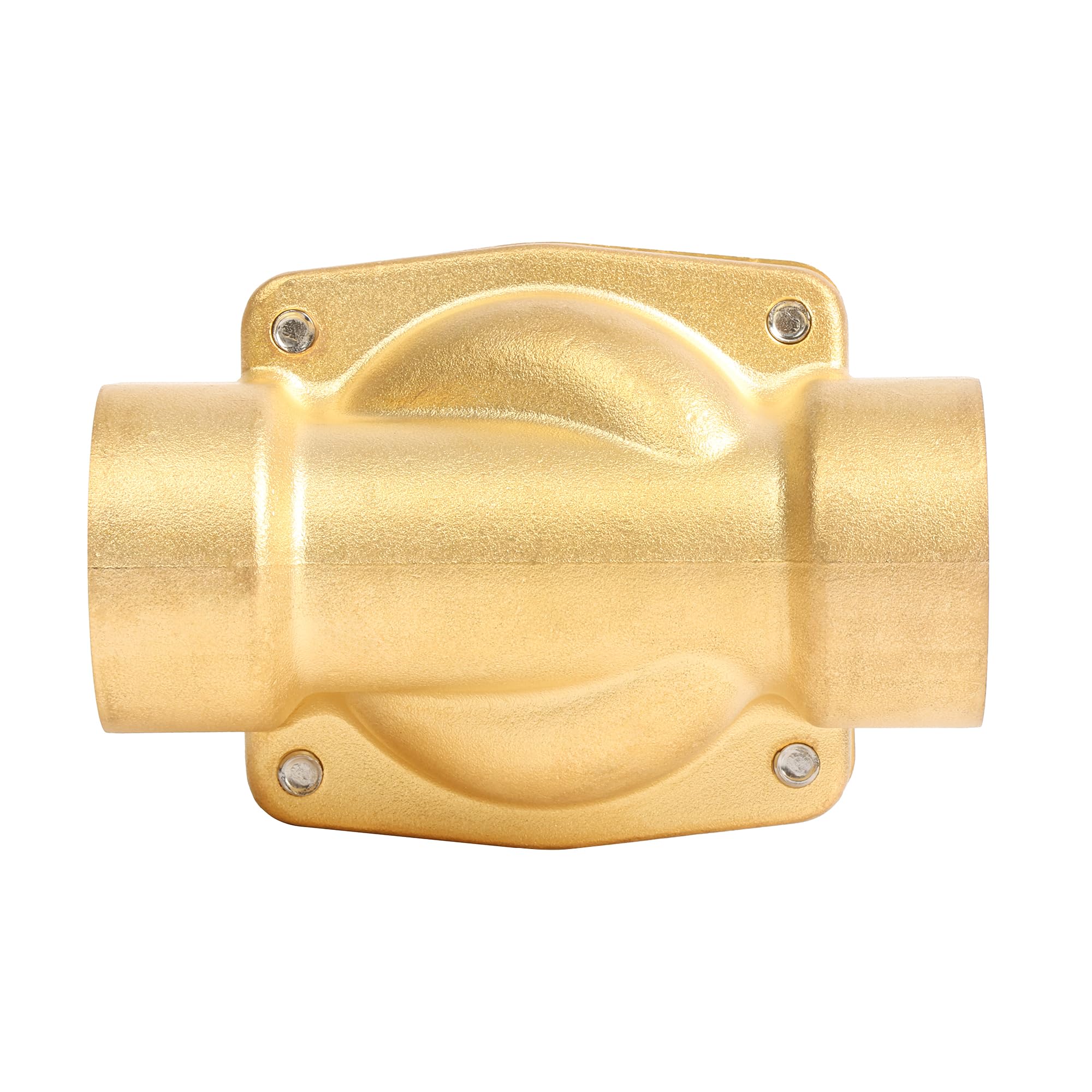 U.S. Solid Elettrovalvola a solenoide in ottone 1" G – 12V DC, 0,3–16 bar, normalmente chiusa, guarnizione VITON, funzionamento pilotato