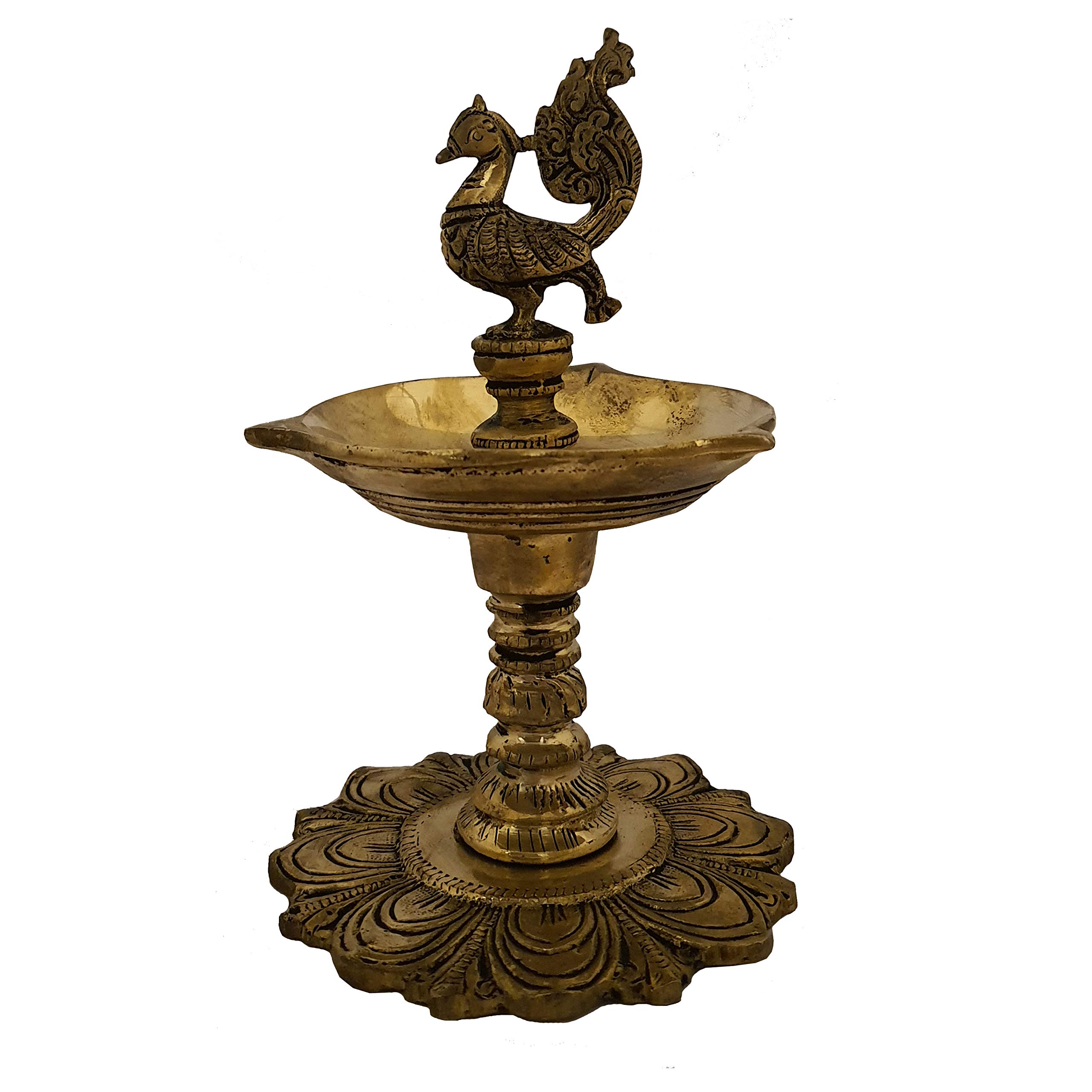 Buy Indian Diwali Oil Lamp Pooja Diya Brass Light Puja Decorations