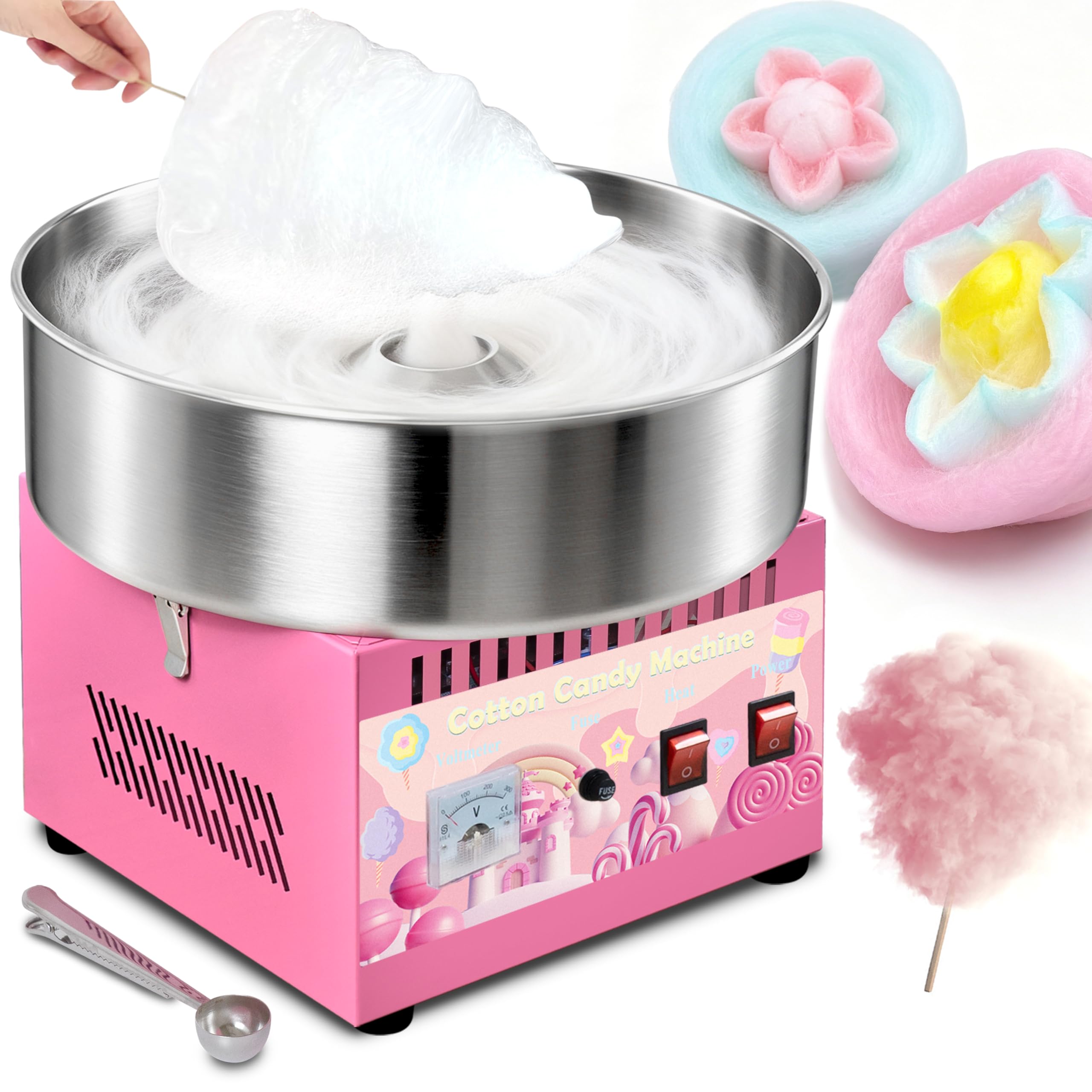 Photo 1 of 1000W Commercial Cotton Candy Machine,3-4 Per Minute
