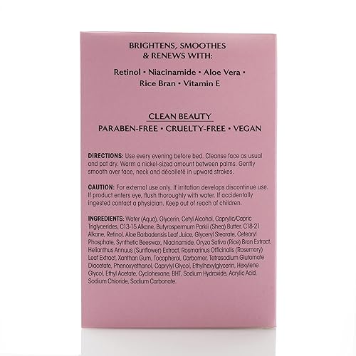 Miniatura 5 de Clinical Results Retinol Wrinkle Rewind - Loción hidratante facial antienvejecimiento para arrugas, manchas de edad y piel seca, crema de noche de