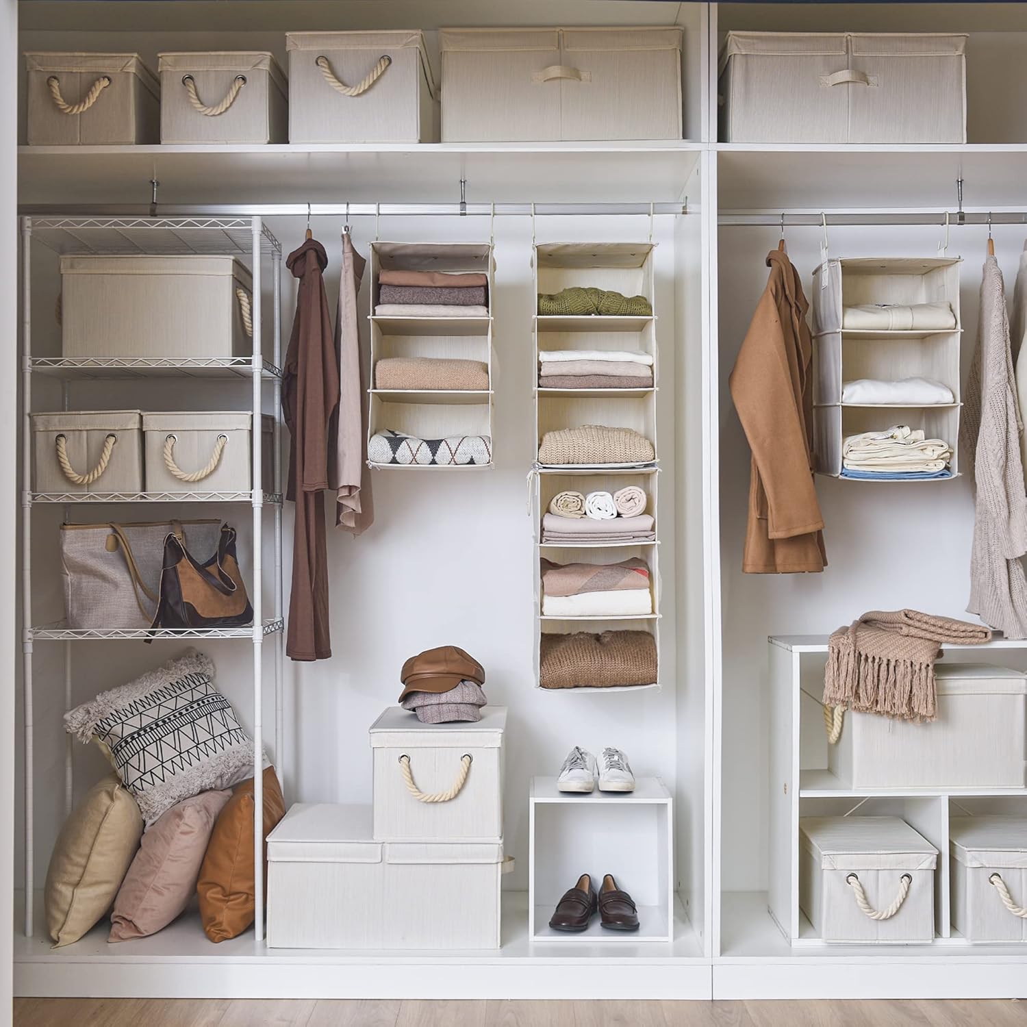 StorageWorks Hanging Closet Organizer