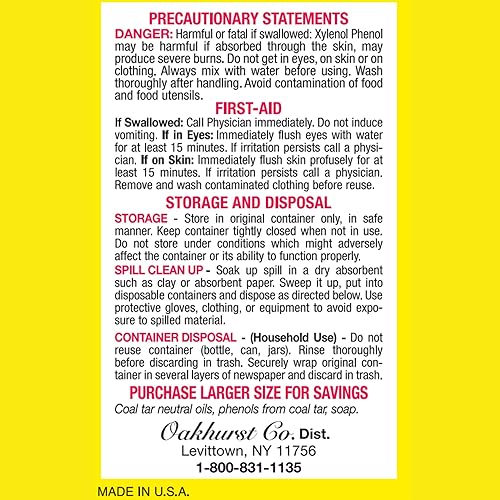 Miniatura 9 de OAKHURST COMPANY Creolin Deodorizing Multi-Purpose Cleanser, 3 Ounces