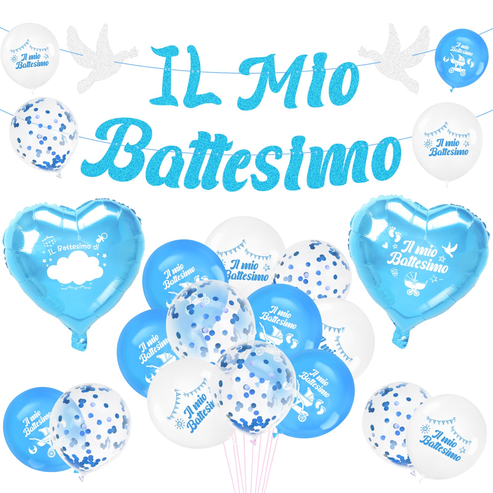 Ghirlanda di Compleanno 12 Mesi Banner Fotografico Compleanno 1 Anno