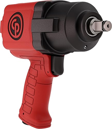 Vista 11 de Chicago Pneumatic CP7741-2 Llave de impacto neumática (1/2 pulgada), yunque de extensión de 2 pulgadas, herramienta de reparación y montaje