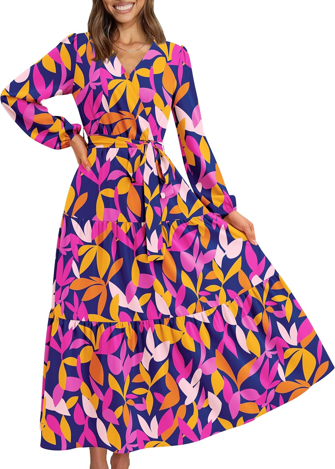 Floral Blue Multicolored