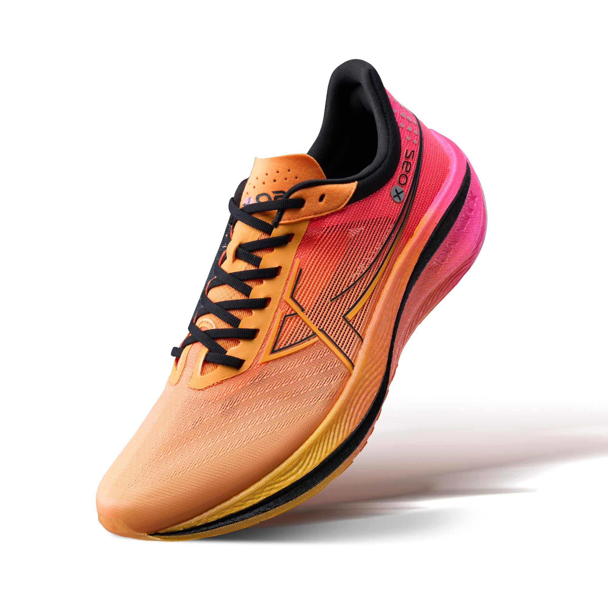 XTEP Scarpe da Corsa Uomo 260X, Scarpe da Maratona Aggiornate con 85% Ammortizzazione, Allenamento di Corsa con Placca di Carbonio Leggera, Respiranti e Antiscivolo