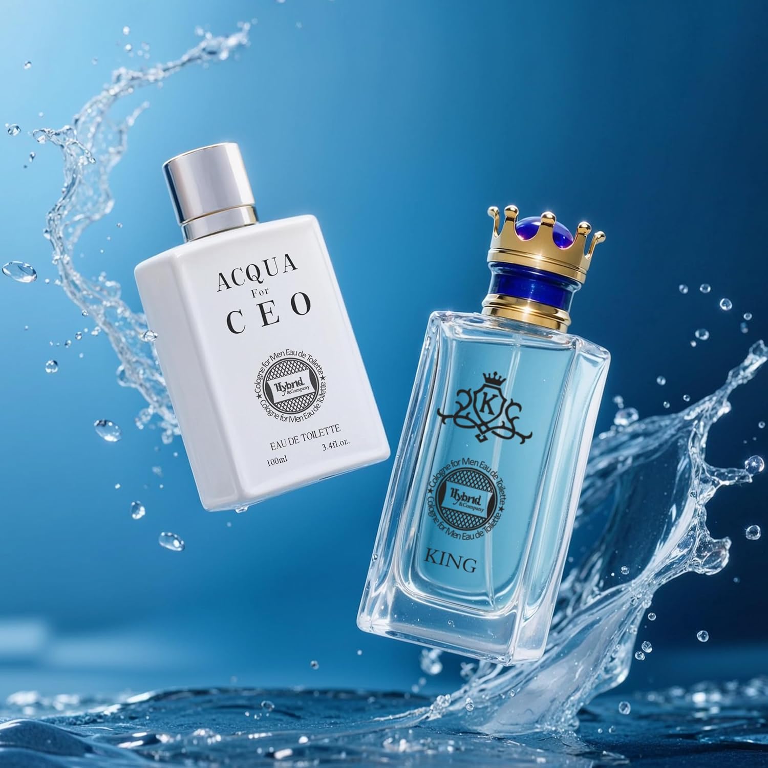 Hybrid & Company Mens 2 Pcs Fresh Eau De Perfum Vaporisateur Natural Spray - Image 6