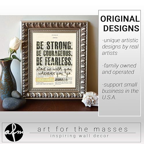 Miniatura 4 de Joshua 1:9, Proverbs 3:5, Jeremiah 29:11, Philippians 4:13 Christian Art Prints, Set of 4, Unframed, Bible Verse Scripture Wall Decor Poster, 8x10