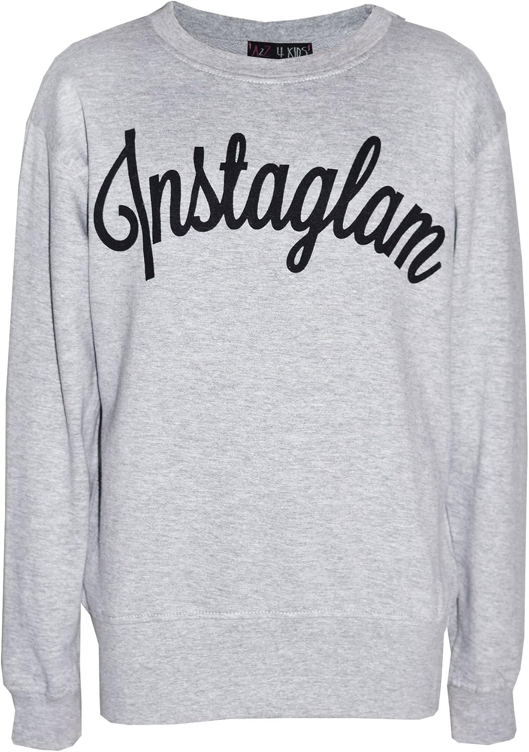 Girls Top Kids Instaglam Print Sweatshirt Tops Jumper Shirt New Age 5-12 Years