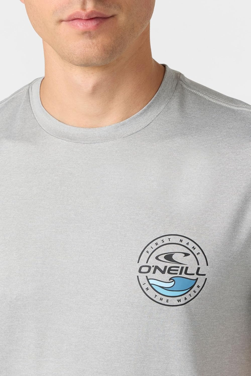 O'NEILL TRVLR UPF TEE,Heather Grey,M