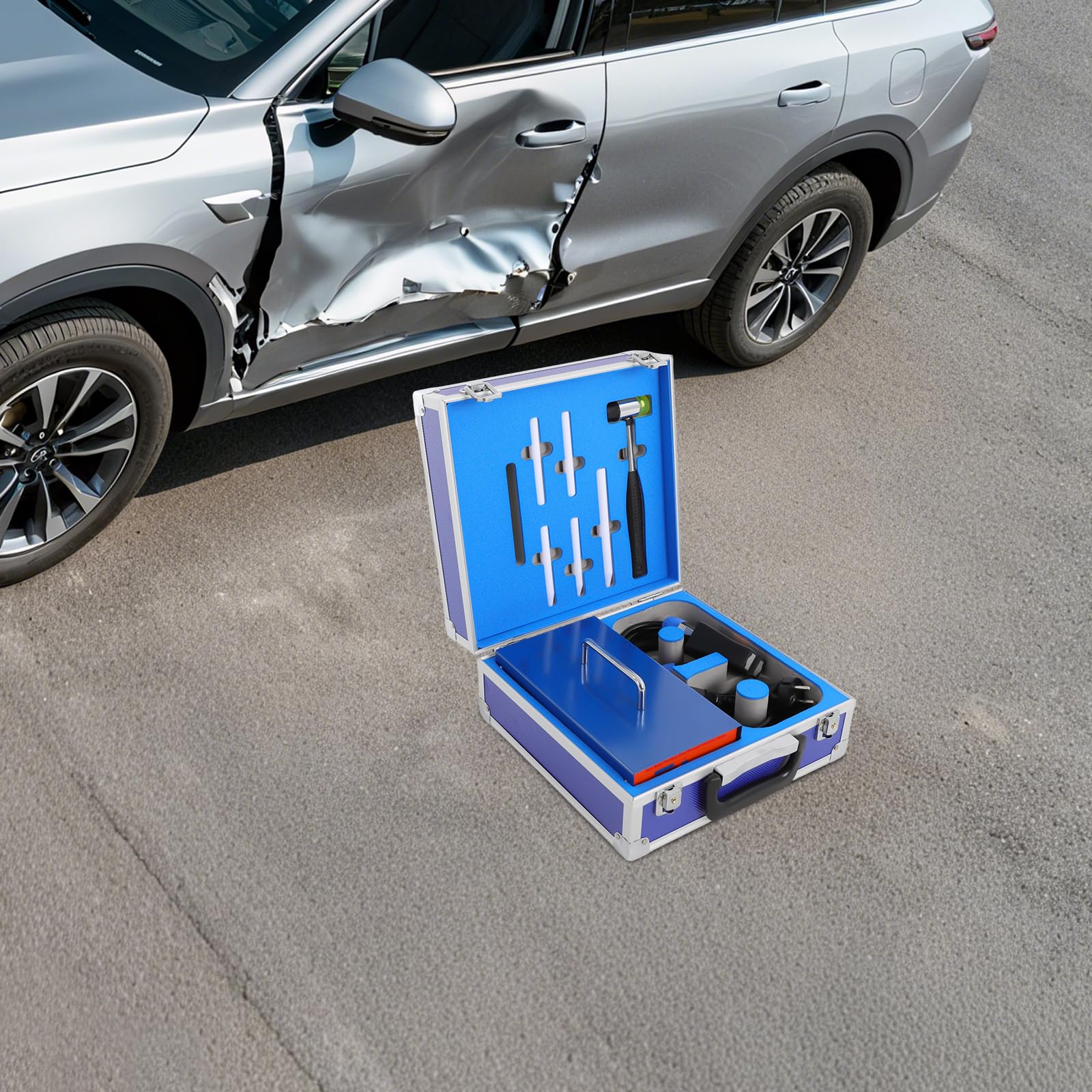 Kit di riparazione per ammaccature a induzione elettromagnetica | Kit di riparazione portatile per carrozzeria, 1000 W, 220 V, per riscaldamento a induzione