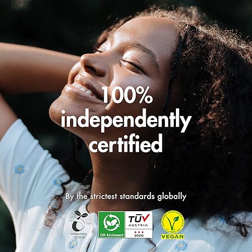 Miniatura 6 de Eco by Naty Almohadillas sanitarias súper  Almohadillas sanitarias absorbentes y vegetales para mujeres, producto menstrual de algodón orgánico,