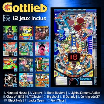 Arcade1Up TOY SHOCK PINBALL - HAUNTED HOUSE