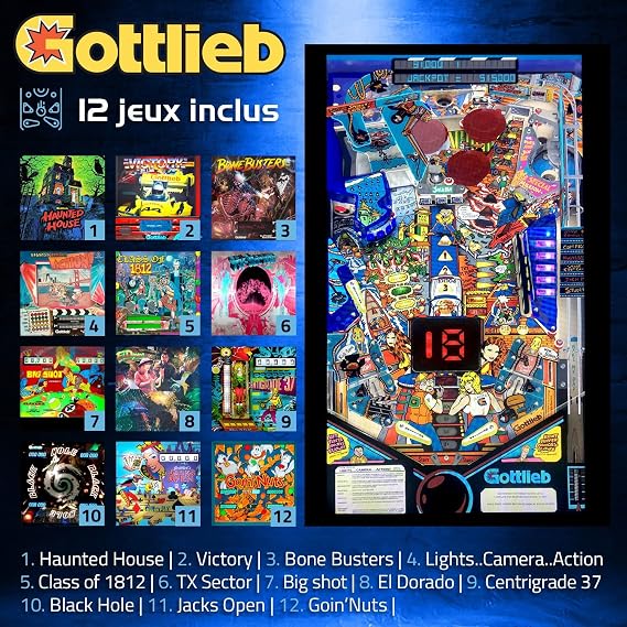 Arcade1Up TOY SHOCK PINBALL - HAUNTED HOUSE
